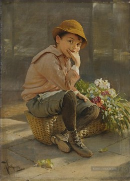 karl iii Ölbilder verkaufen - Wach den Blumenkorb Karl Witkowski